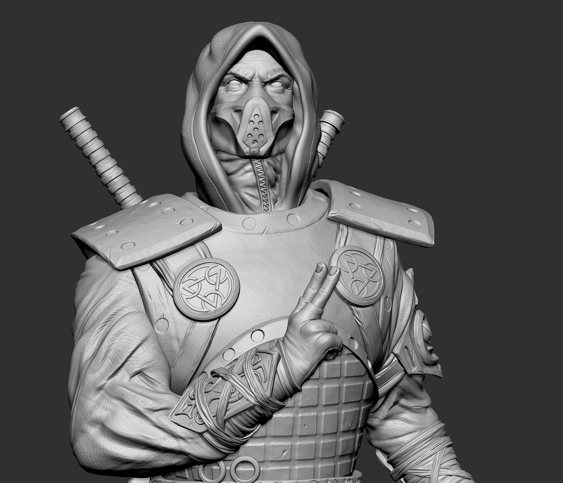 Mortal Kombat Ninja Sub Zero 3D print model_6