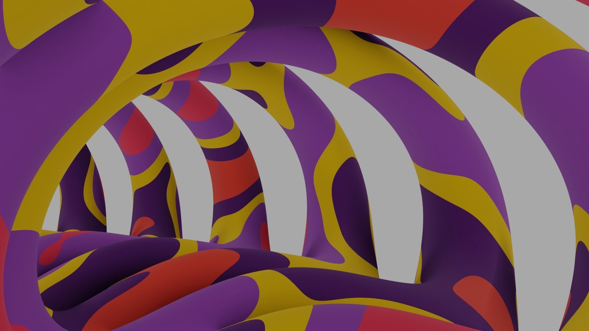 Disney world tunnel 3D model_9