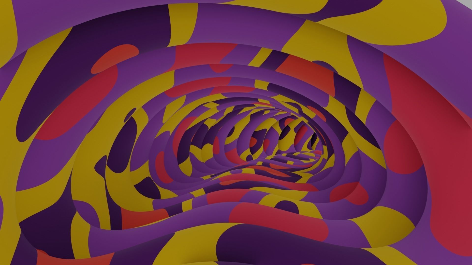 Disney world tunnel 3D model_10