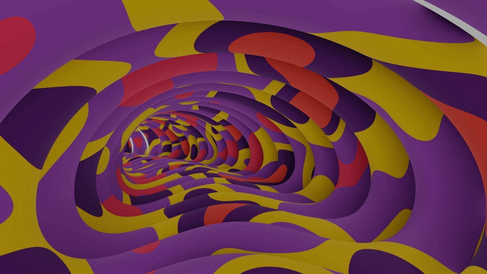 Disney world tunnel 3D model_7