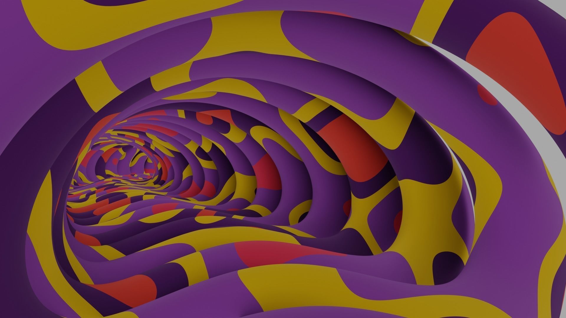 Disney world tunnel 3D model_4