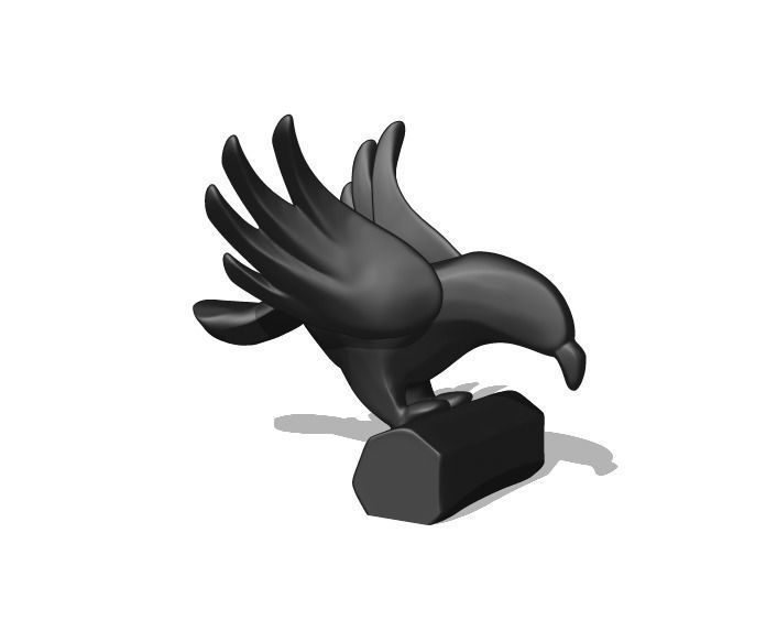 Eagle Statue 3D print model_1