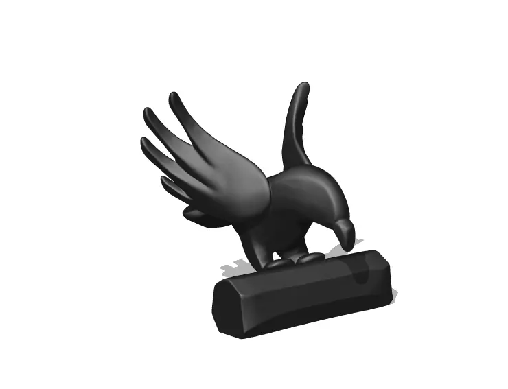 Eagle Statue 3D print model_0
