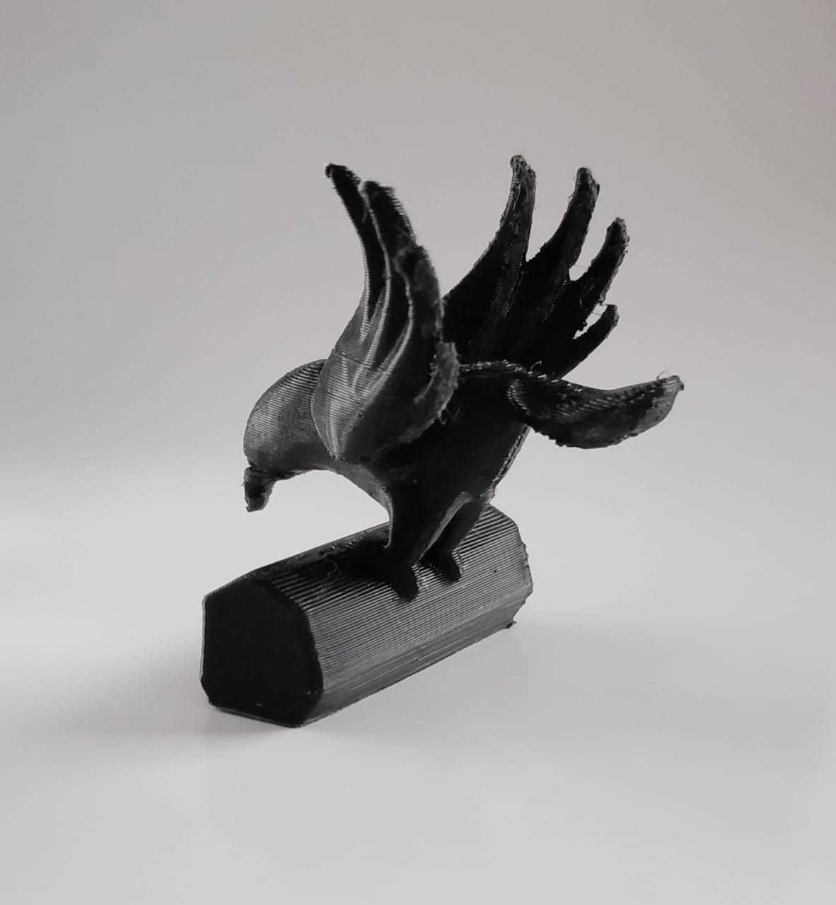 Eagle Statue 3D print model_7