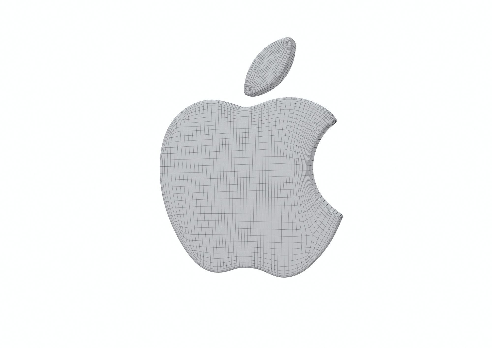 Apple Logo 3D model 3D model_5