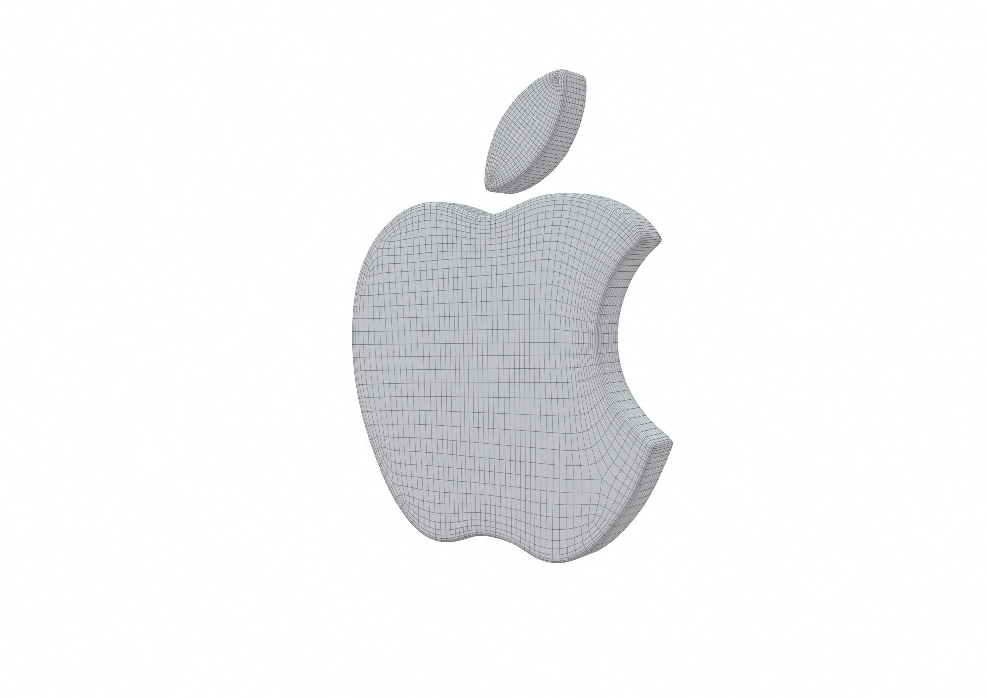 Apple Logo 3D model 3D model_8