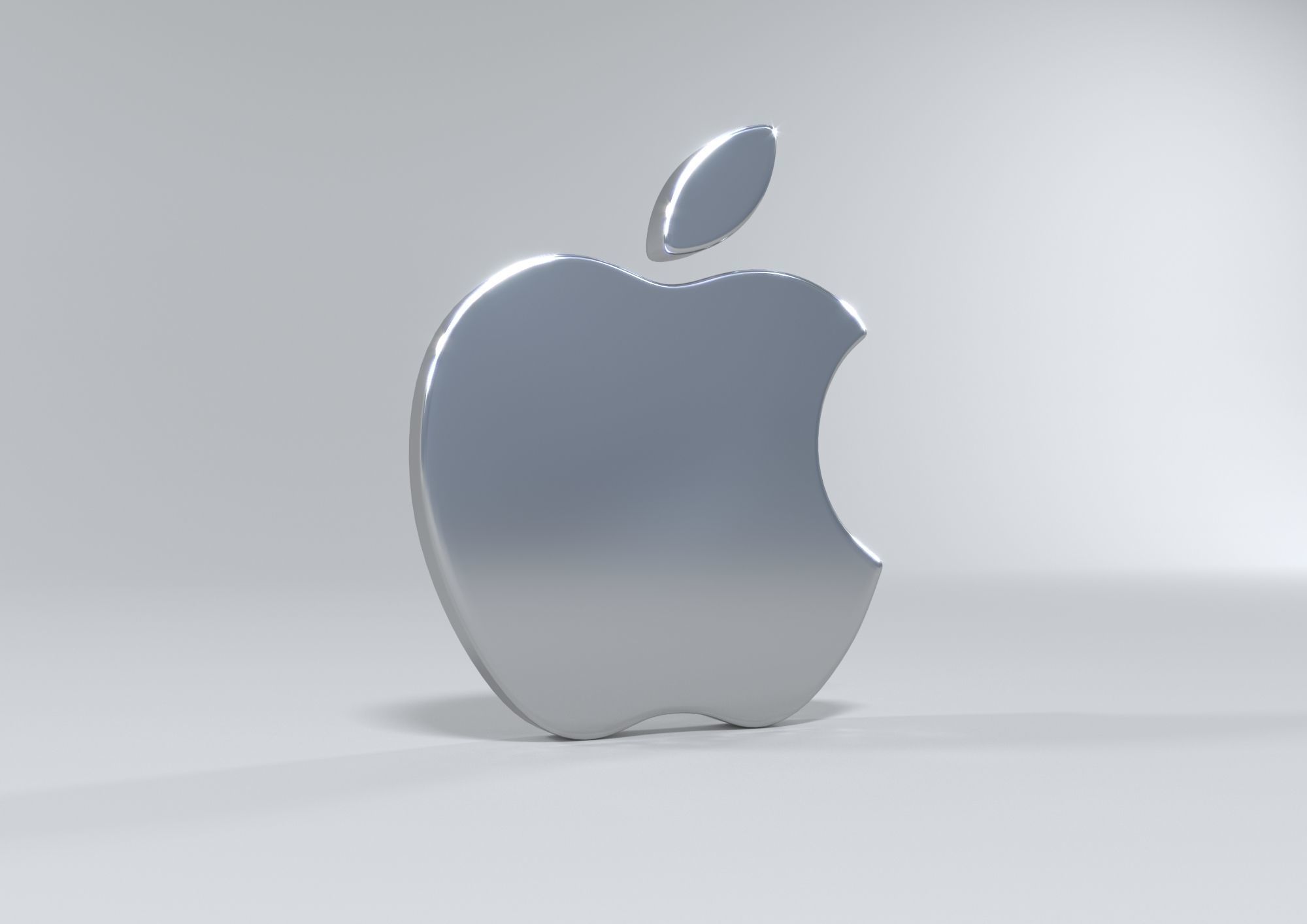 Apple Logo 3D model 3D model_2