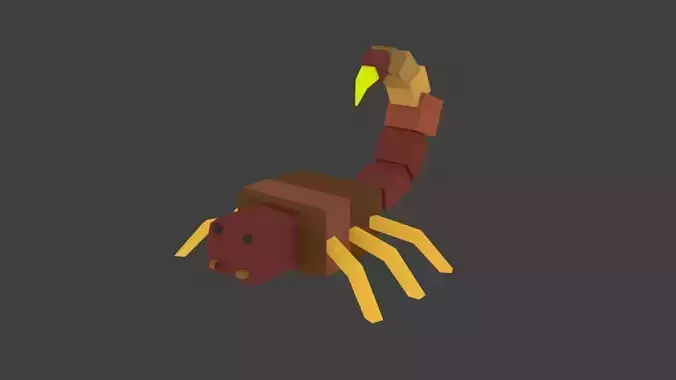 Low Poly Scorpion Rig
