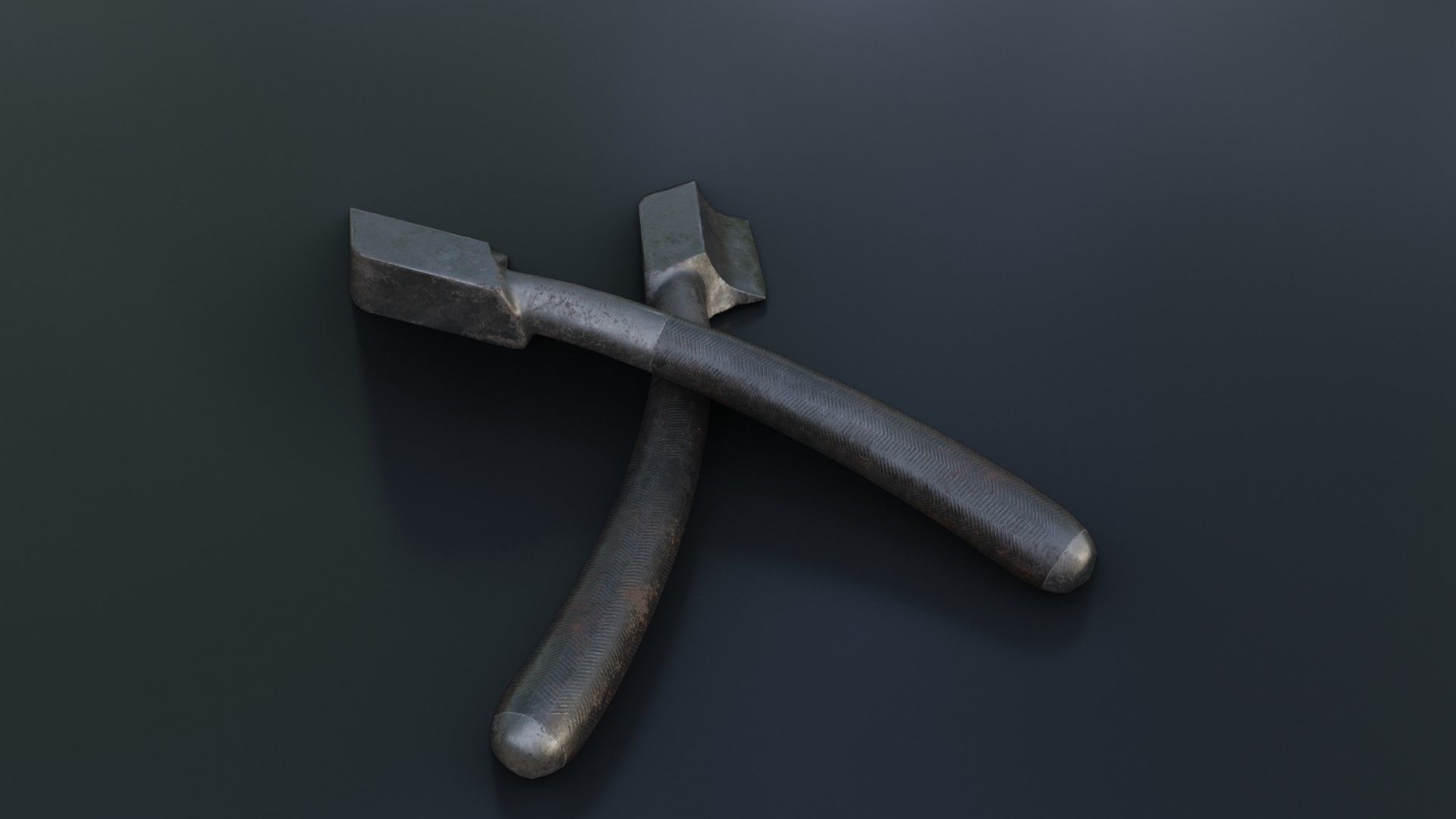 Old Dirty Rachiotom Low-poly 3D model_25