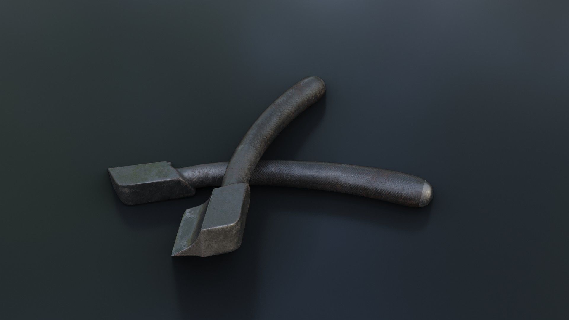 Old Dirty Rachiotom Low-poly 3D model_16