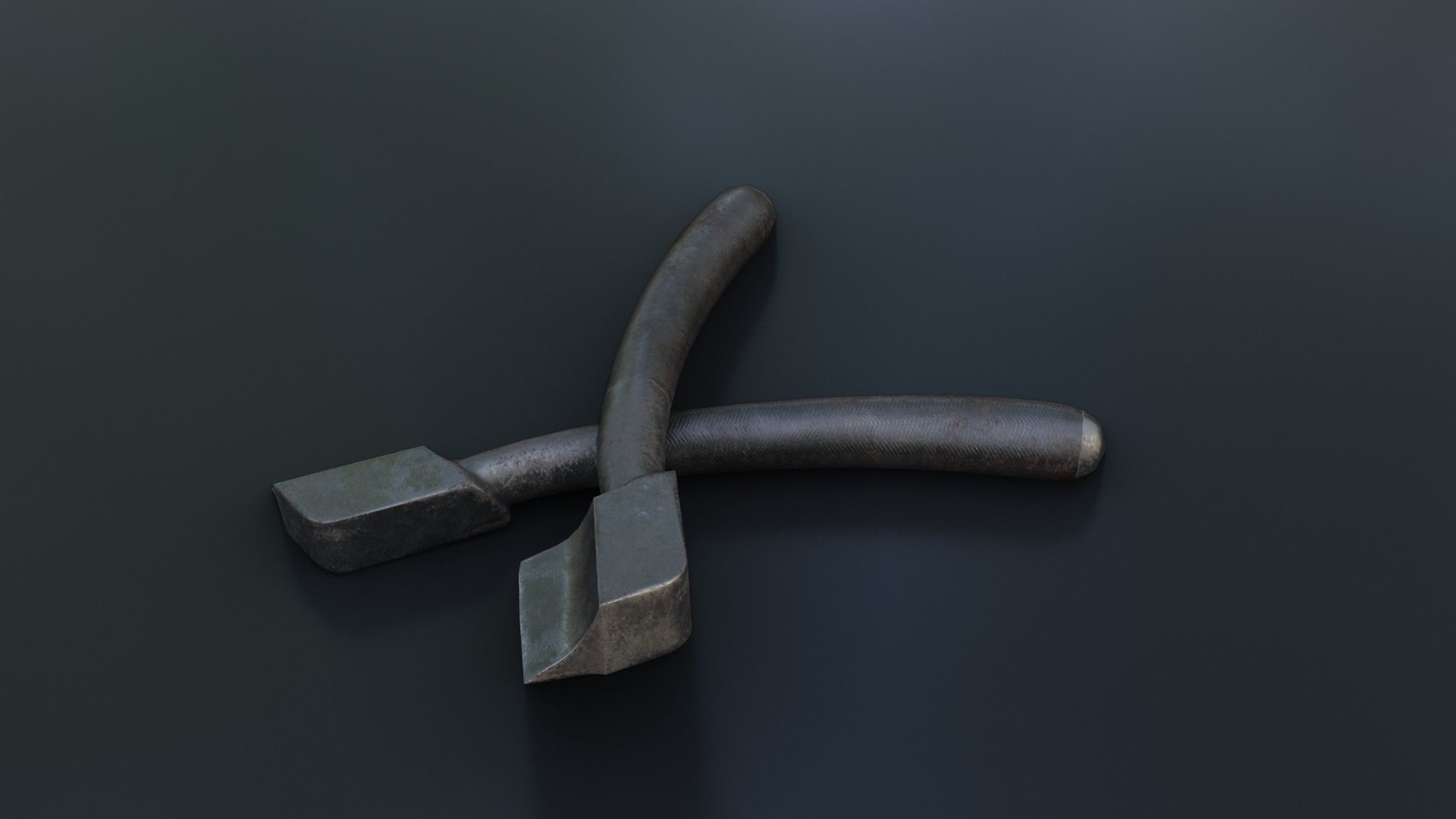 Old Dirty Rachiotom Low-poly 3D model_15