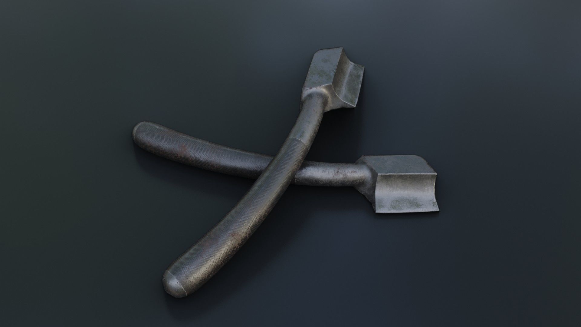 Old Dirty Rachiotom Low-poly 3D model_34