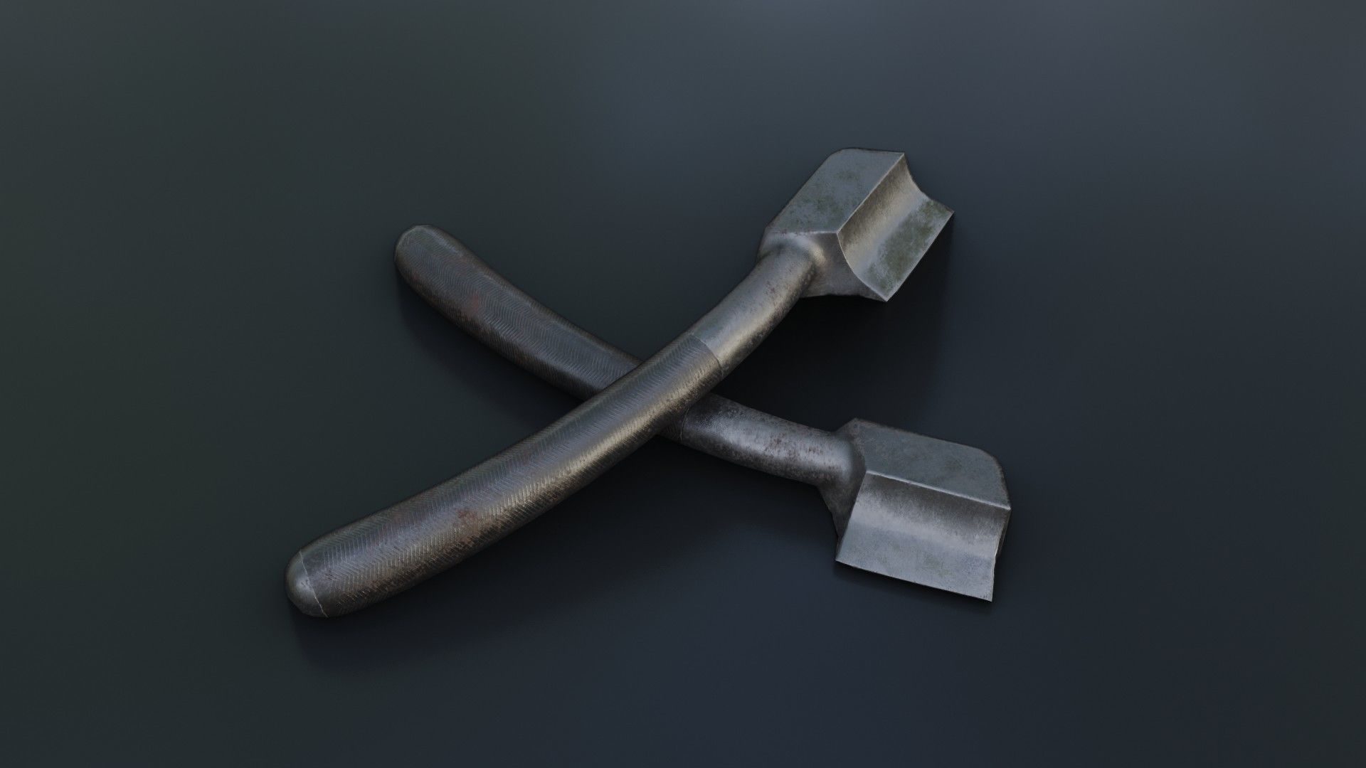 Old Dirty Rachiotom Low-poly 3D model_2