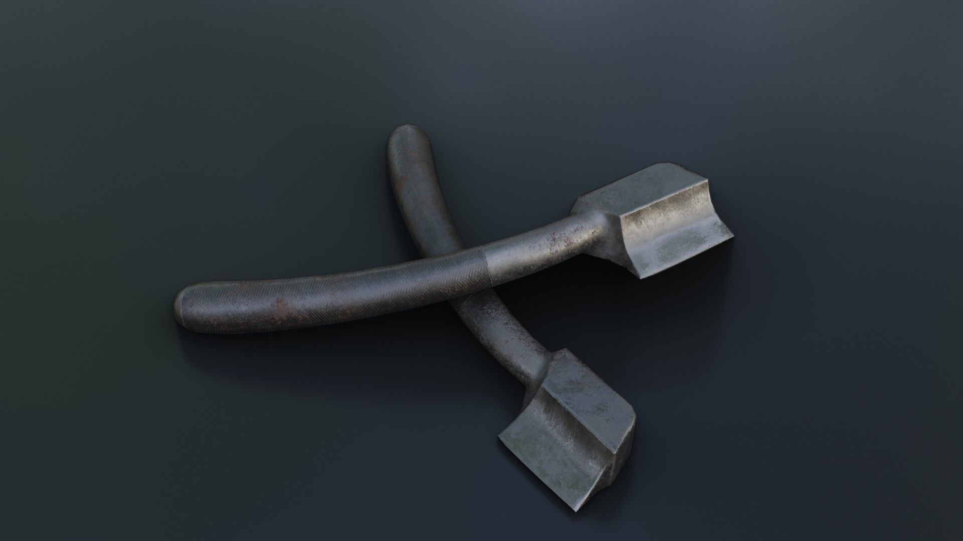 Old Dirty Rachiotom Low-poly 3D model_5