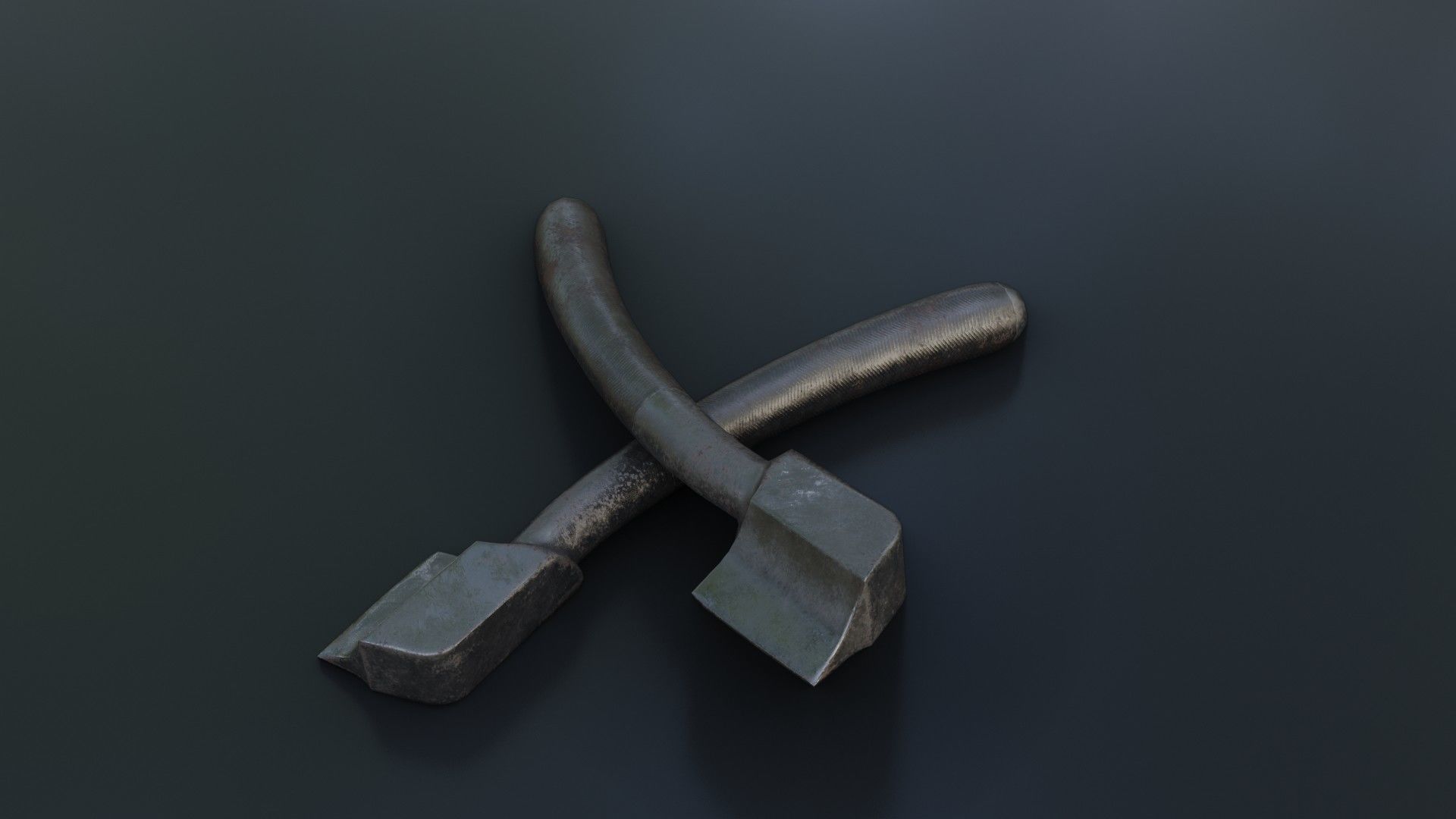 Old Dirty Rachiotom Low-poly 3D model_12