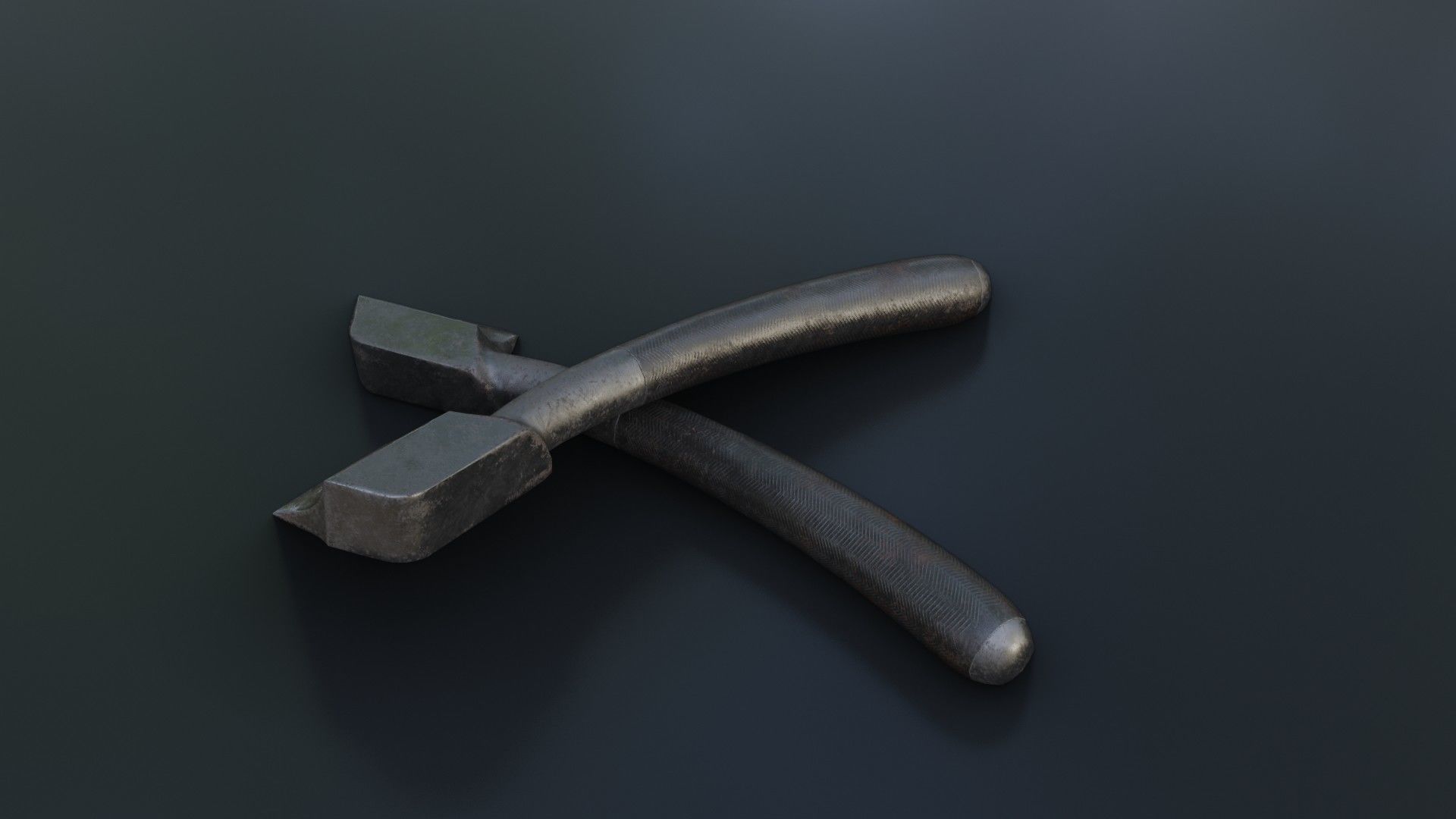 Old Dirty Rachiotom Low-poly 3D model_19