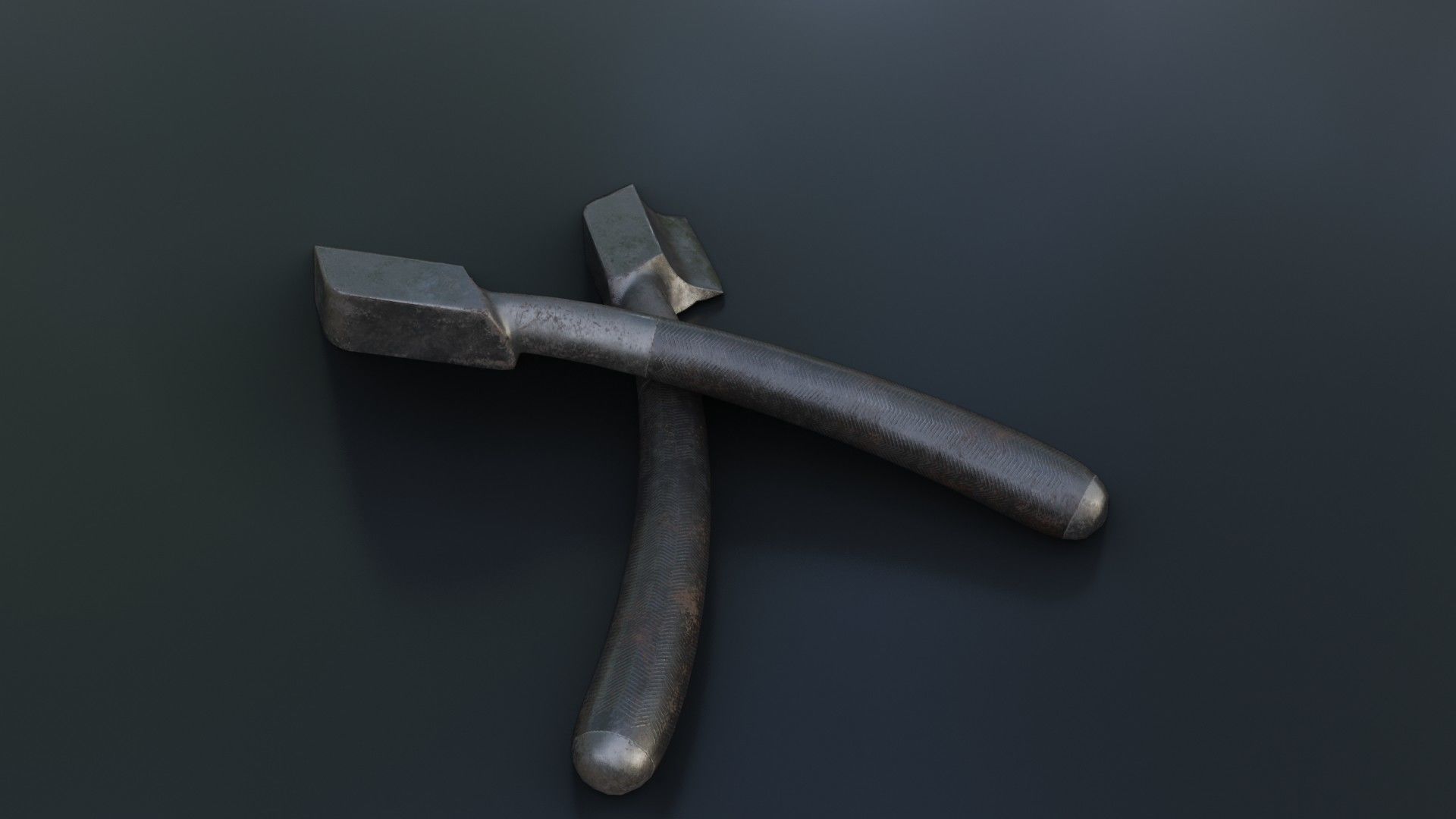 Old Dirty Rachiotom Low-poly 3D model_24