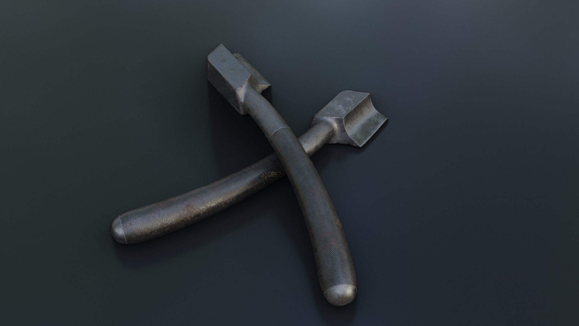 Old Dirty Rachiotom Low-poly 3D model_29