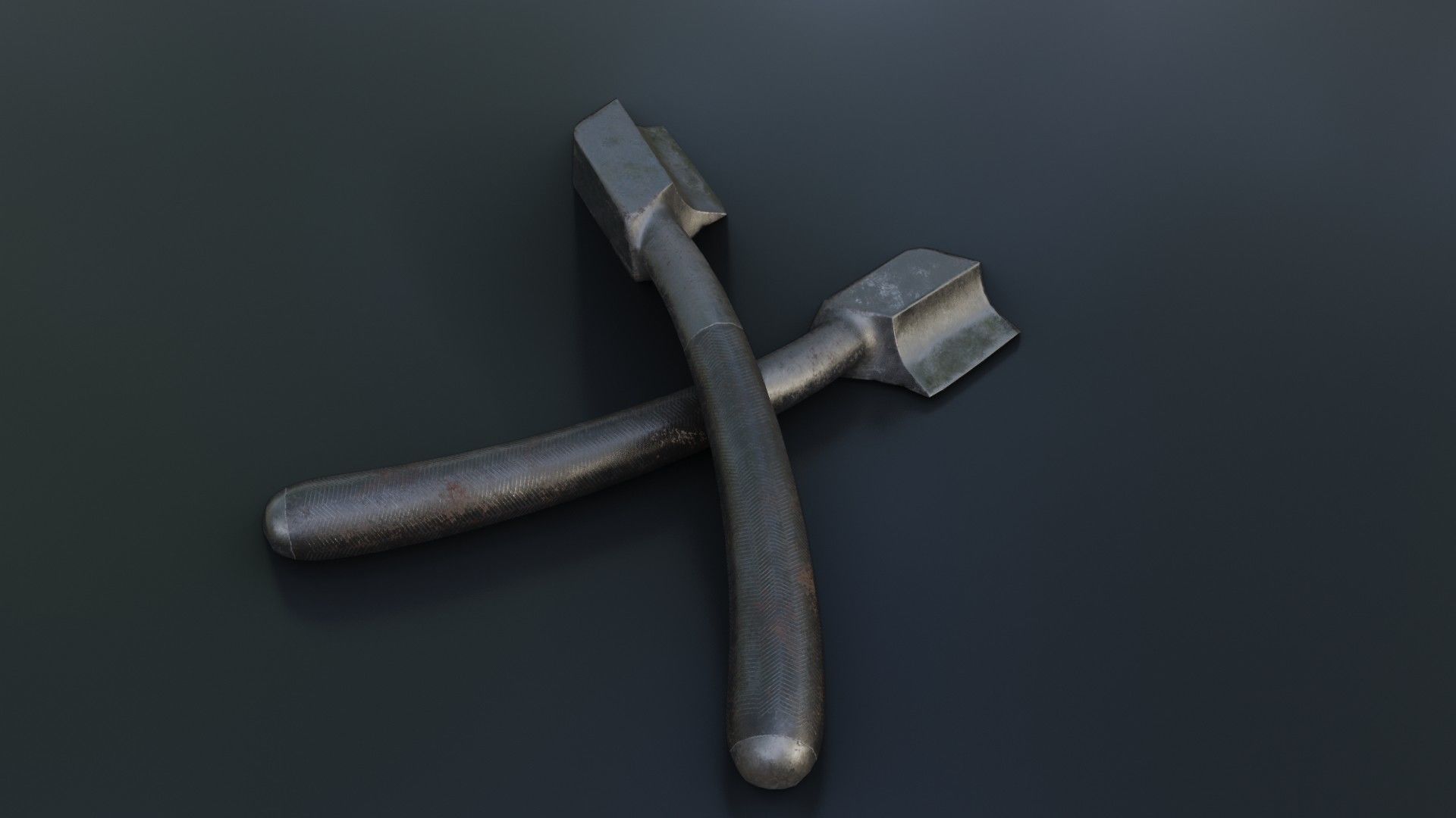 Old Dirty Rachiotom Low-poly 3D model_30