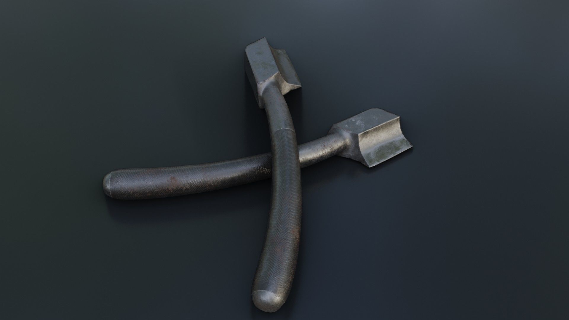 Old Dirty Rachiotom Low-poly 3D model_31