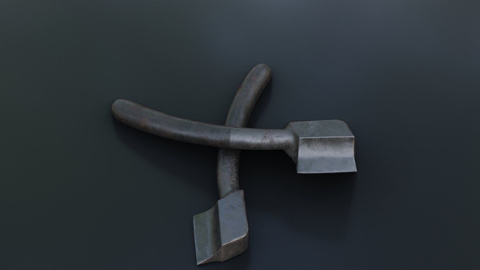 Old Dirty Rachiotom Low-poly 3D model_8