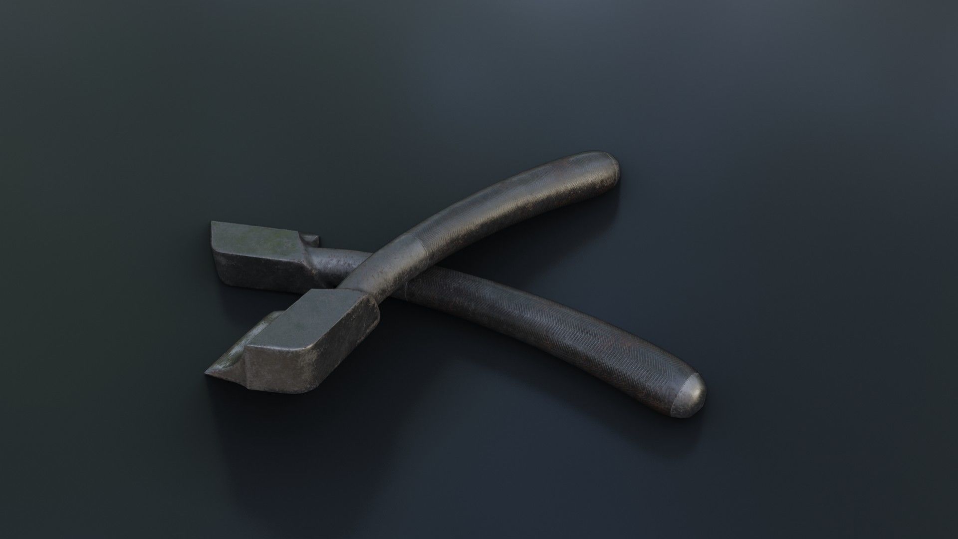 Old Dirty Rachiotom Low-poly 3D model_18