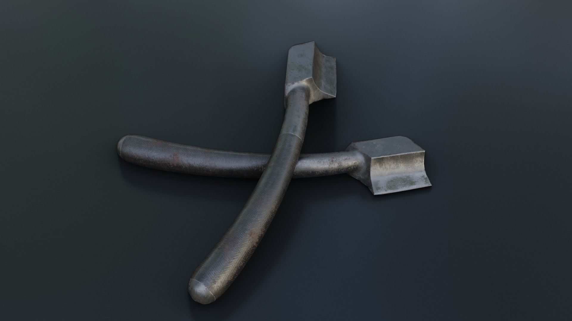 Old Dirty Rachiotom Low-poly 3D model_33