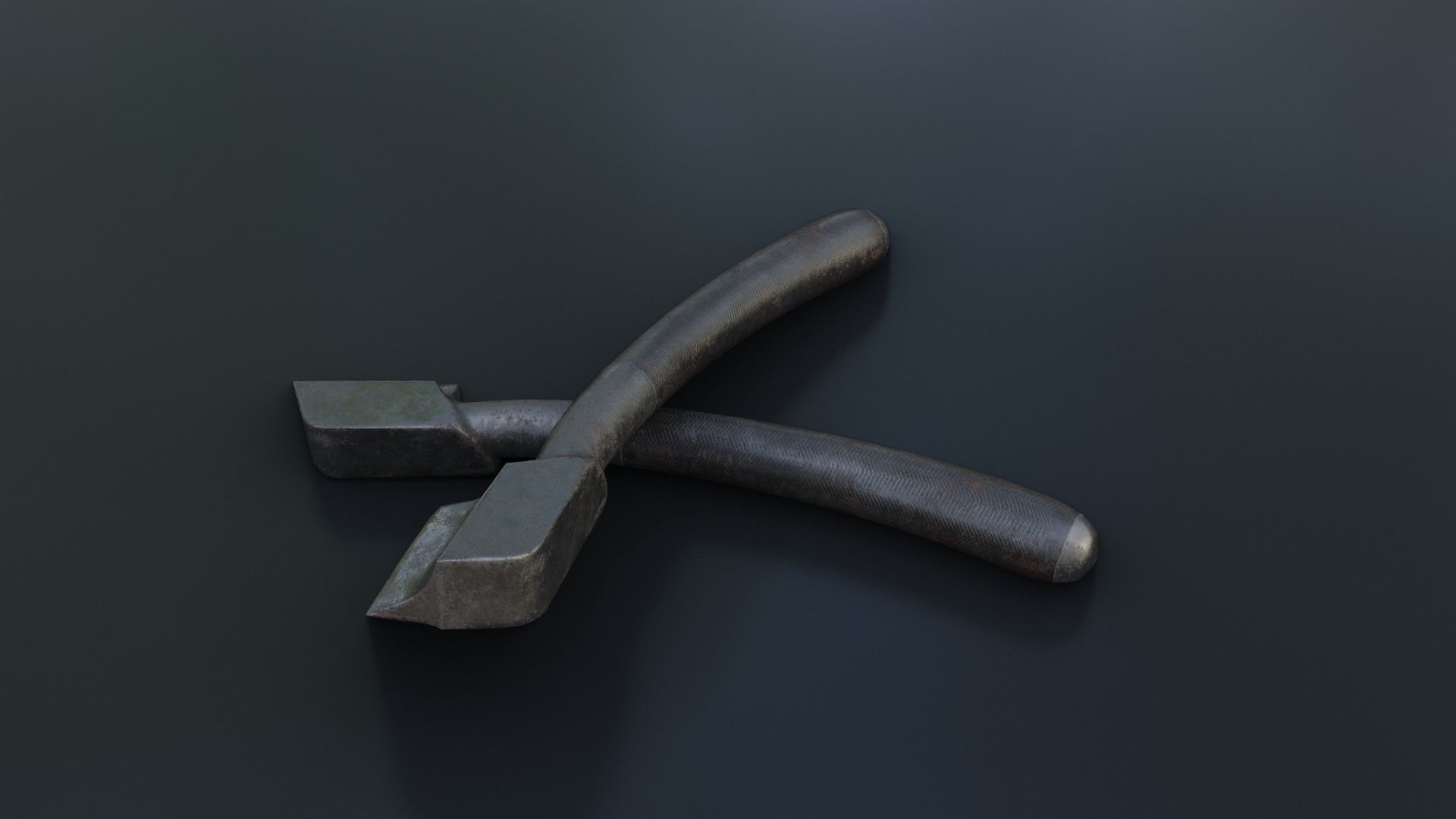 Old Dirty Rachiotom Low-poly 3D model_17