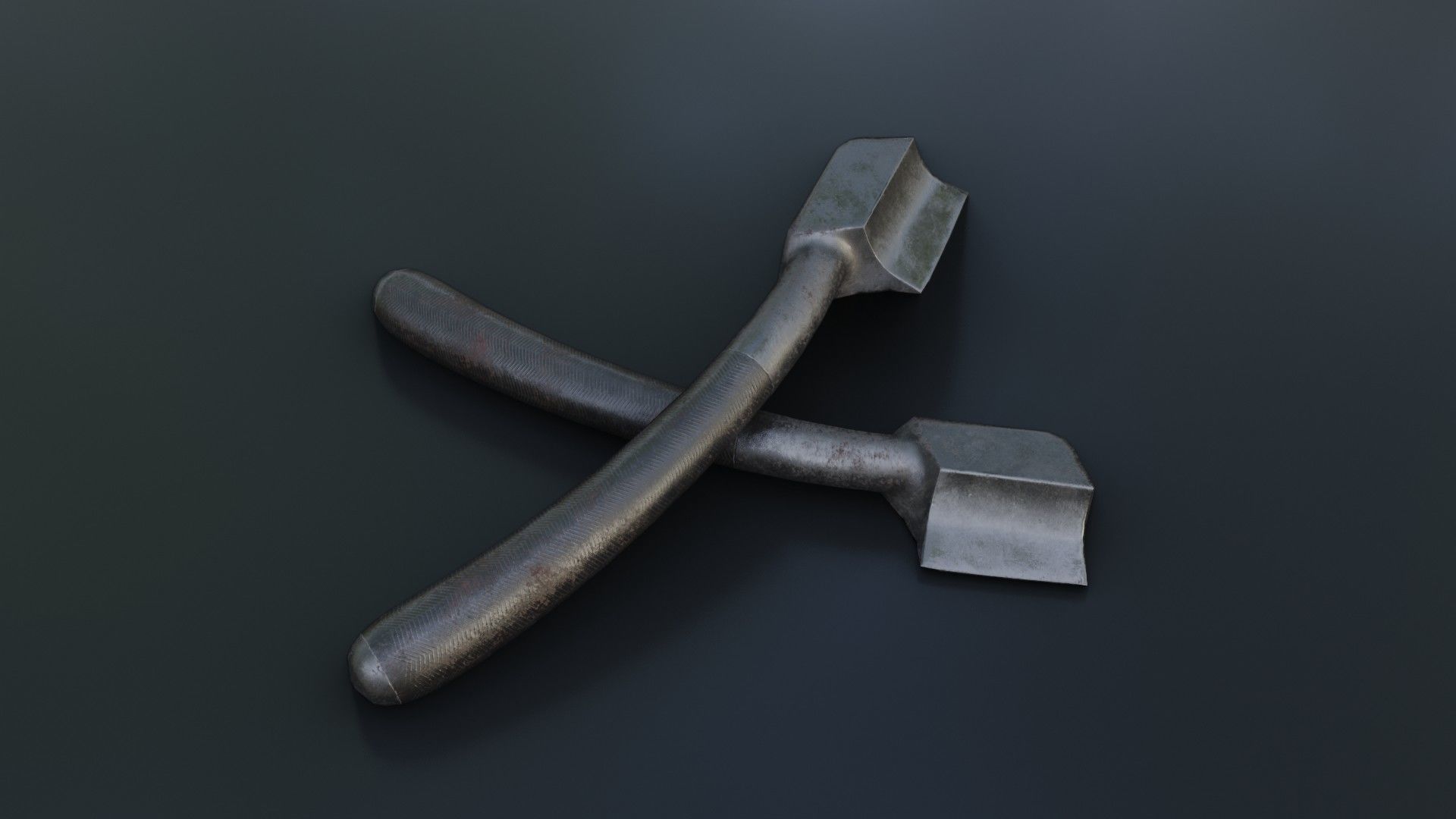 Old Dirty Rachiotom Low-poly 3D model_1