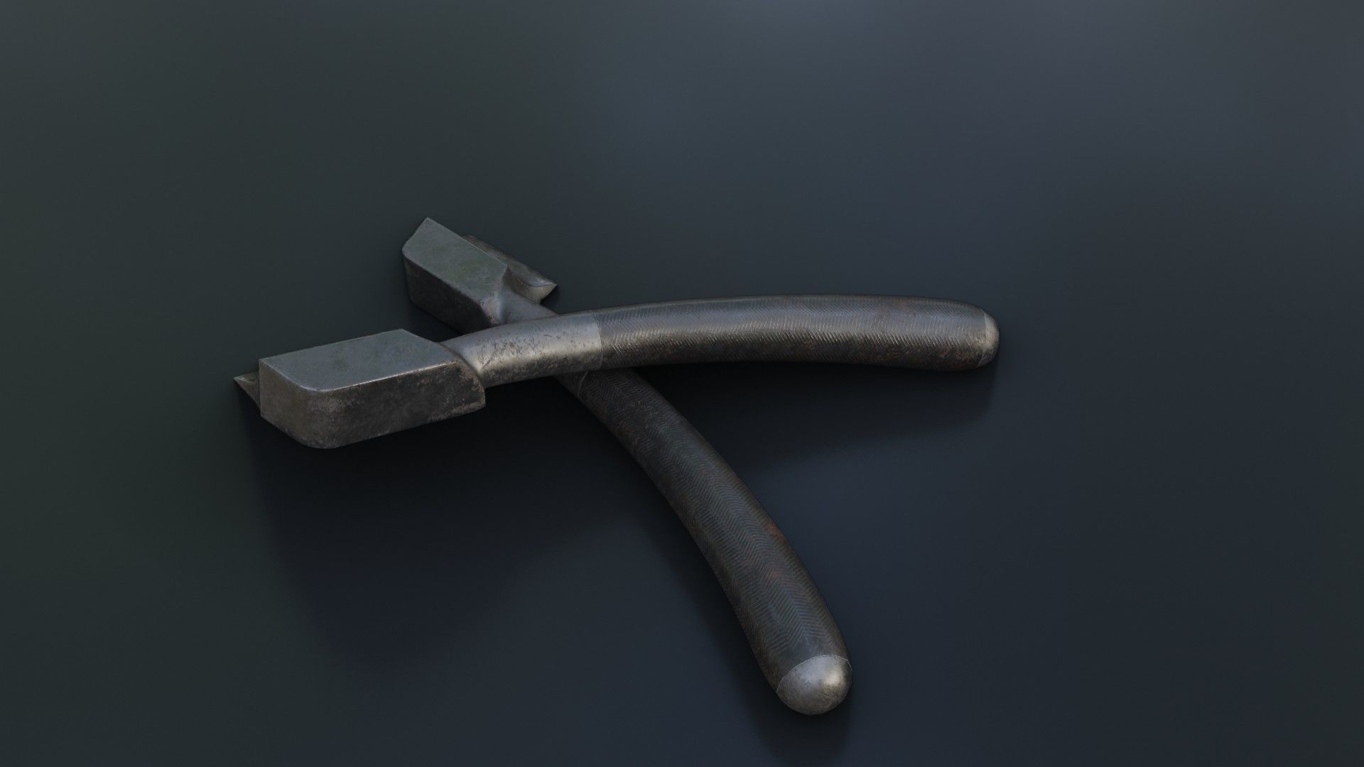 Old Dirty Rachiotom Low-poly 3D model_21