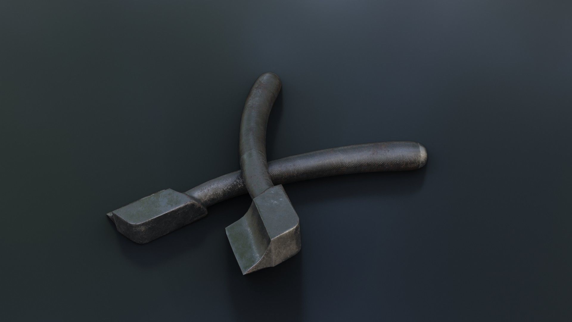 Old Dirty Rachiotom Low-poly 3D model_14