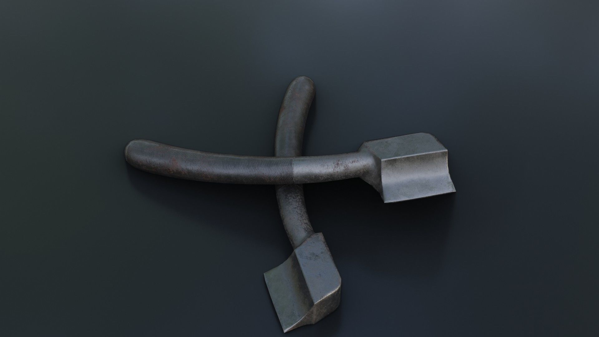 Old Dirty Rachiotom Low-poly 3D model_7