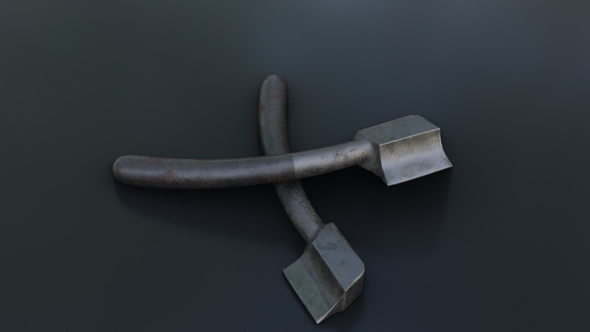 Old Dirty Rachiotom Low-poly 3D model_6