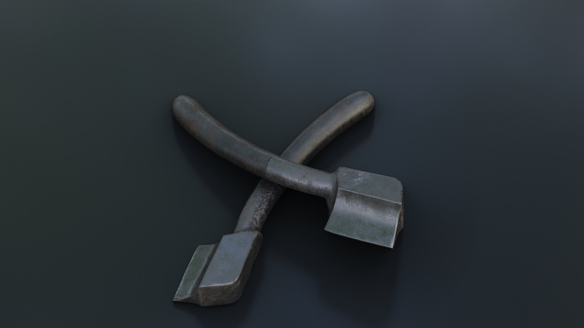 Old Dirty Rachiotom Low-poly 3D model_10