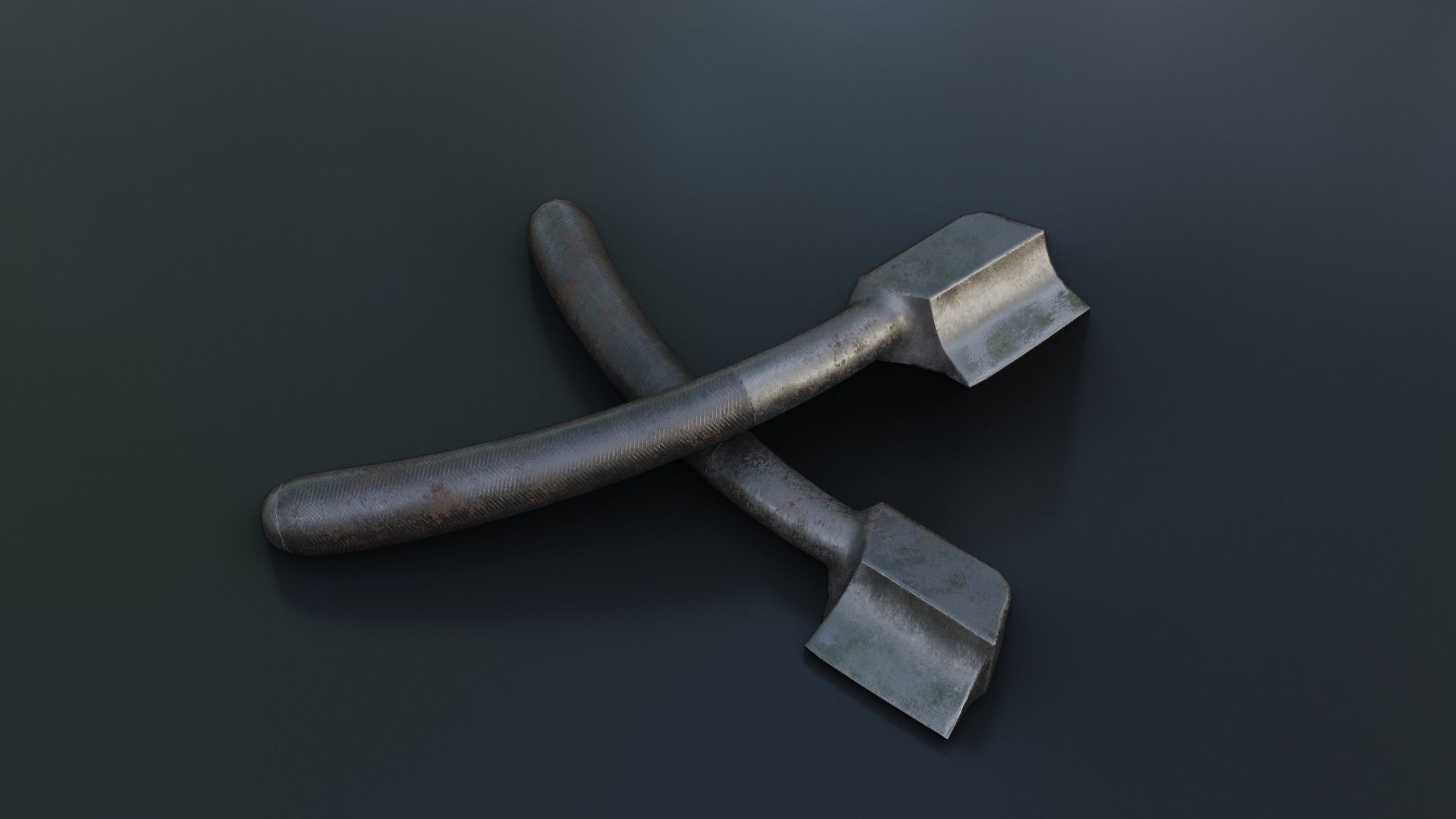 Old Dirty Rachiotom Low-poly 3D model_4