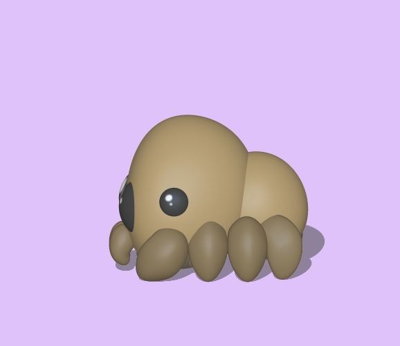 Spider pokemon 3D print model_1