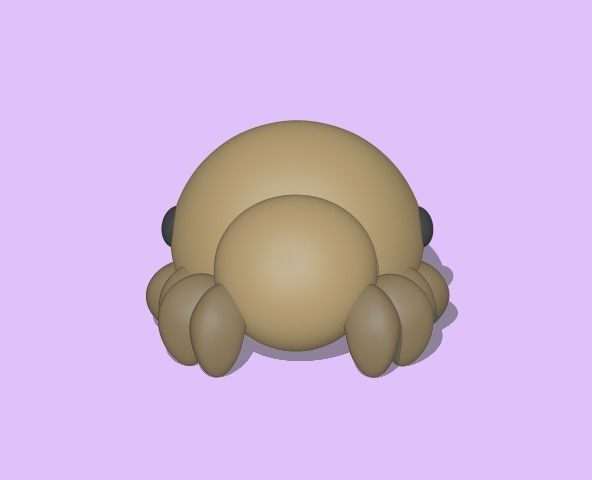Spider pokemon 3D print model_2
