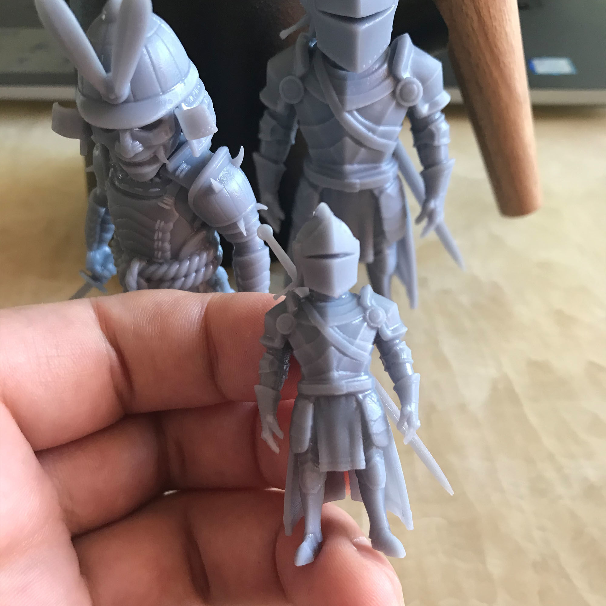 Fantacy Knight Miniature 2 -Mini Troop -3D print model Free 3D print model_8