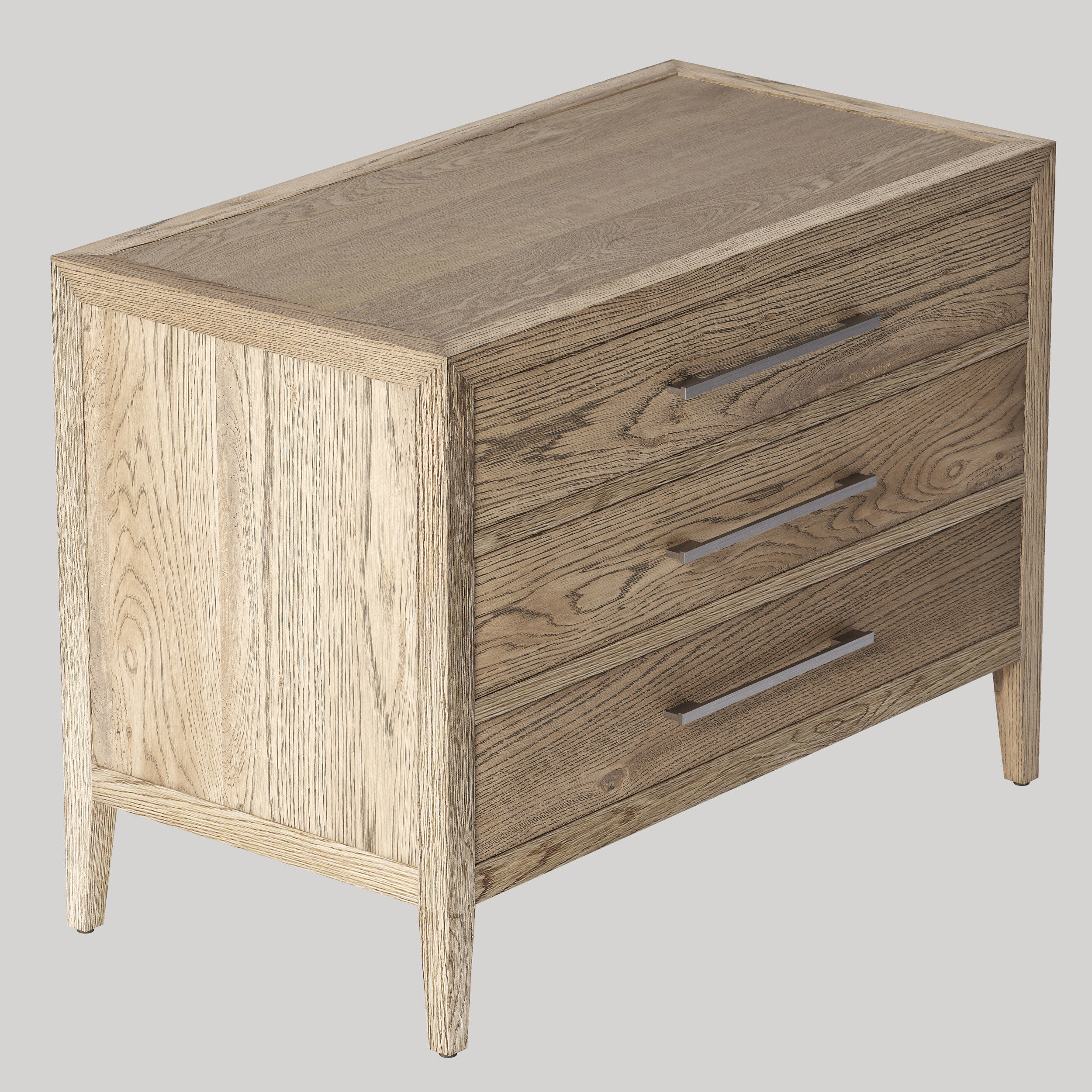 RH FRENCH CONTEMPORARY CLOSED NIGHTSTAND 3D model CGTrader