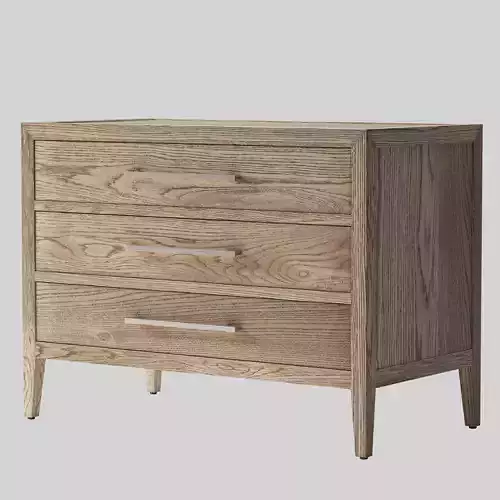 RH FRENCH CONTEMPORARY CLOSED NIGHTSTAND
