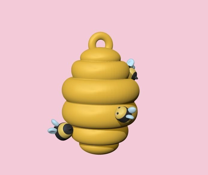 Cute Hive 3D print model_1