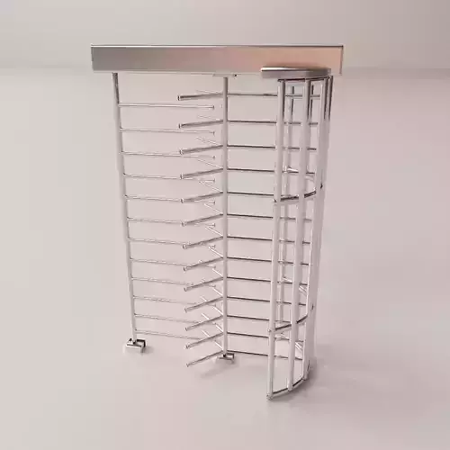Turnstile metal rack 3D model