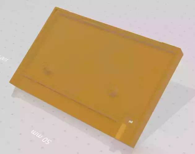 MSX cartridge shell for wide PCB - Normal dowel pillar ver