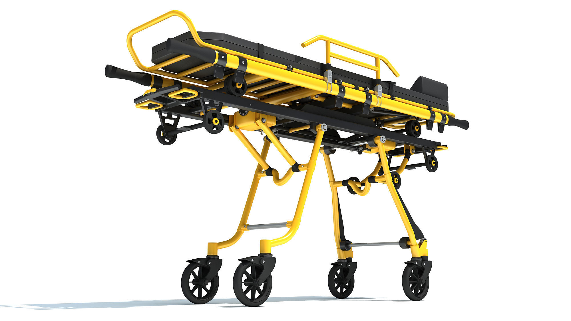 Ambulance Bed 3D model_11
