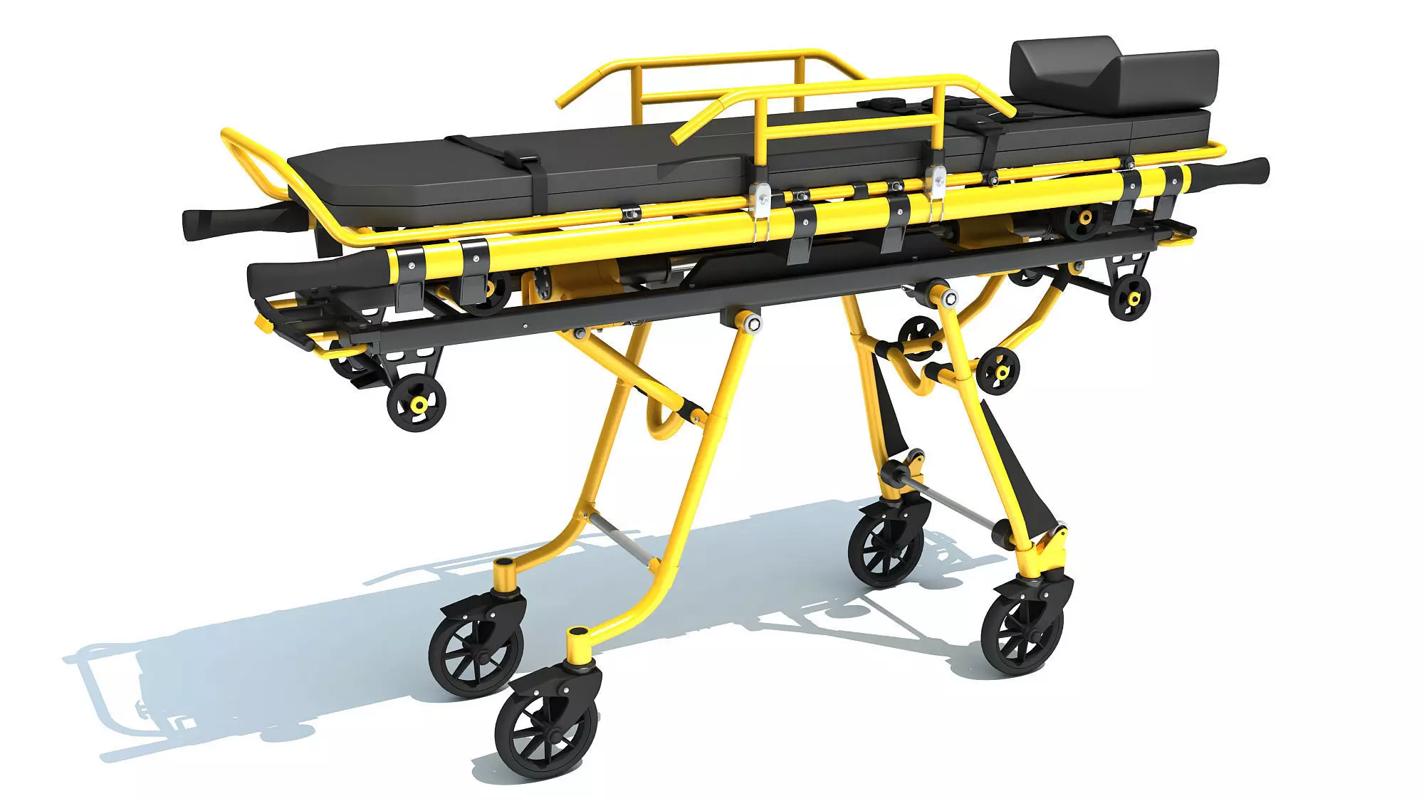 Ambulance Bed 3D model_0