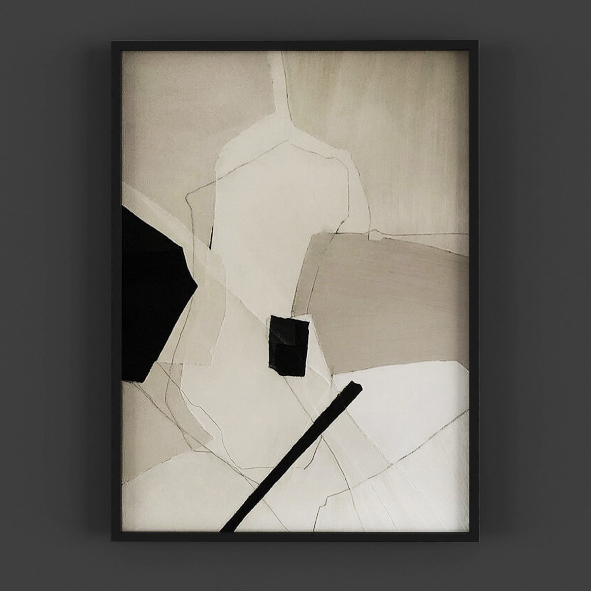 Picture Frames Low-poly 3D model_1