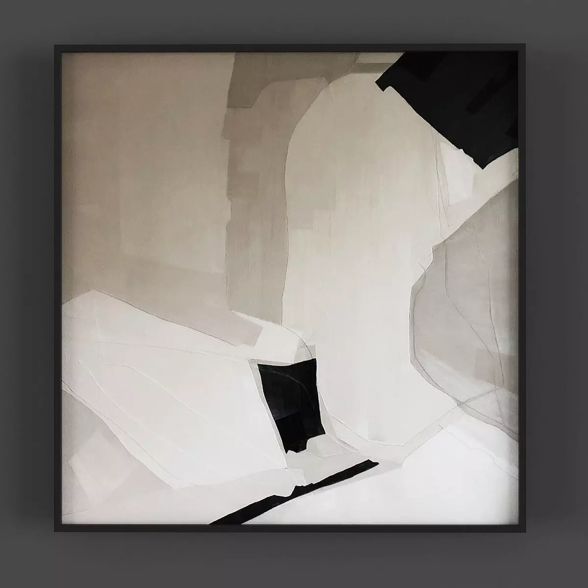 Picture Frames Low-poly 3D model_0