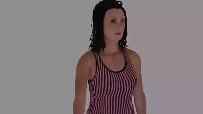 Rigged Female Character 12