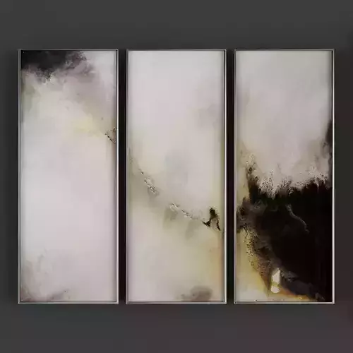 Picture Frames Low-poly 3D model