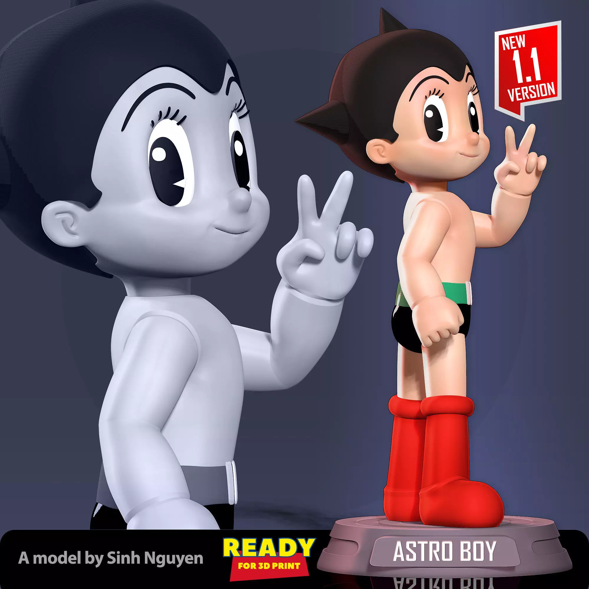 Astro Boy 3D print model_0